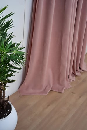 KADİFE Dokulu Ada Fon Perde Salon Yatak Odası
