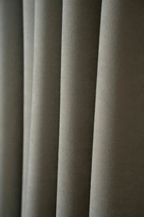 KADİFE Dokulu Ada Fon Perde Salon Yatak Odası