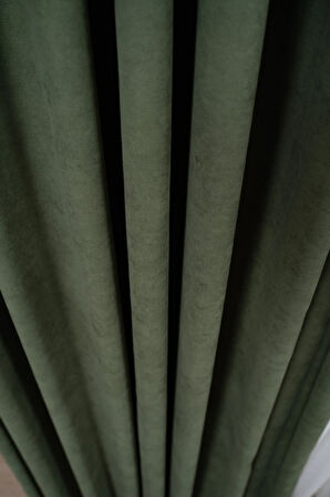 KADİFE Dokulu Ada Fon Perde Salon Yatak Odası