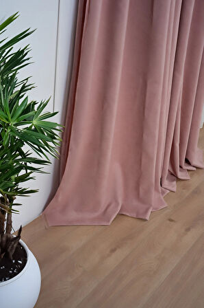 KADİFE Dokulu Ada Fon Perde Salon Yatak Odası