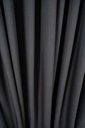 Doğal Dokulu Keten Görünümlü Dekoratif PİLESİZ Fon Perde Salon Yatak Odası