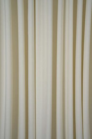 Doğal Dokulu Keten Görünümlü Dekoratif PİLESİZ Fon Perde Salon Yatak Odası