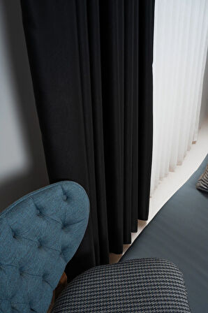 Blackout Işık Geçirmez Karartma Kalın Fon Perde Salon Yatak Odası Çocuk Odası