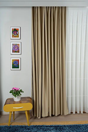 Blackout Işık Geçirmez Karartma Kalın Fon Perde Salon Yatak Odası Çocuk Odası