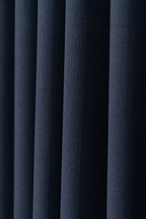 Doğal Dokulu Keten Görünümlü Dekoratif PİLESİZ Fon Perde Salon Yatak Odası