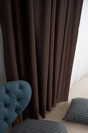 Blackout Işık Geçirmez Karartma Kalın Fon Perde Salon Yatak Odası Çocuk Odası