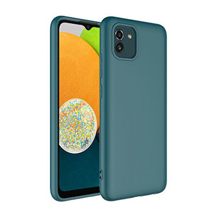 Samsung Galaxy A03 Lansman Kılıf İçi Dolgulu Esnek Soft Yapılı Premium Silikon Kapak RCV/Mara