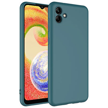 Samsung Galaxy A04 Lansman Kılıf İçi Dolgulu Esnek Soft Yapılı Premium Silikon Kapak RCV/Mara