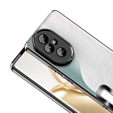 Samsung Galaxy A04S Uyumlu Kenarları Parlak ve Logo Detaylı Şık Esnek Silikon Kapak RCV/Omega