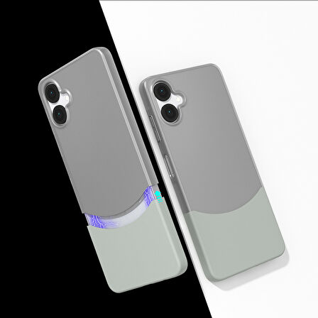 Samsung Galaxy A06 Kılıf Çift Parçalı Ultra İnce Sert Kapak RCV/Duble