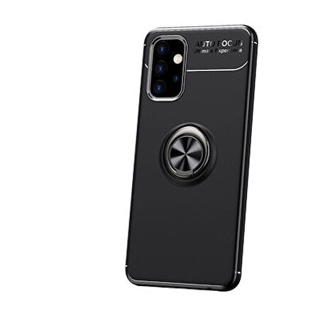 Samsung Galaxy A32 4G Kılıf Yüzüklü Şık Premium Silikon Kapak RCV/Ravel