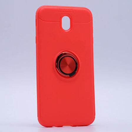 Samsung Galaxy J7 Pro Kılıf Yüzüklü Şık Premium Silikon Kapak RCV/Ravel