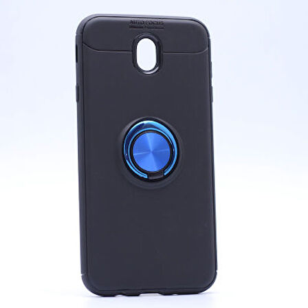 Samsung Galaxy J7 Pro Kılıf Yüzüklü Şık Premium Silikon Kapak RCV/Ravel