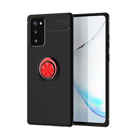Samsung Galaxy Note 20 Kılıf Yüzüklü Şık Premium Silikon Kapak RCV/Ravel