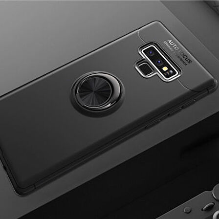 Samsung Galaxy Note 9 Kılıf Yüzüklü Şık Premium Silikon Kapak RCV/Ravel