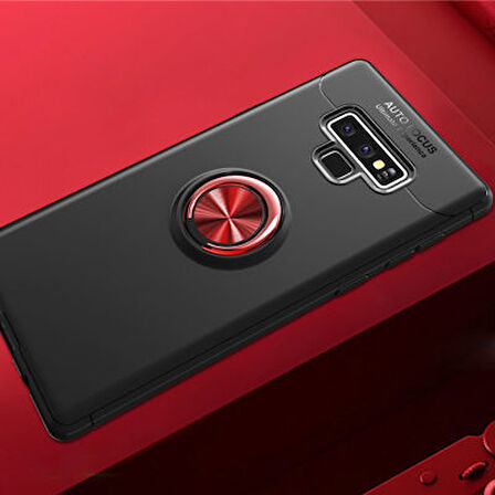 Samsung Galaxy Note 9 Kılıf Yüzüklü Şık Premium Silikon Kapak RCV/Ravel