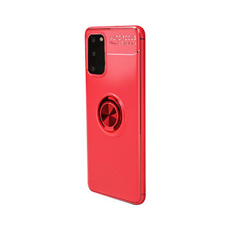 Samsung Galaxy S20 Kılıf Yüzüklü Şık Premium Silikon Kapak RCV/Ravel