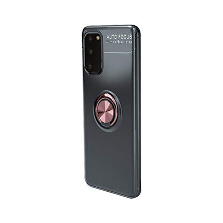 Samsung Galaxy S20 Kılıf Yüzüklü Şık Premium Silikon Kapak RCV/Ravel