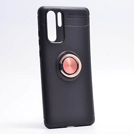 Huawei P30 Pro Kılıf Yüzüklü Şık Premium Silikon Kapak RCV/Ravel