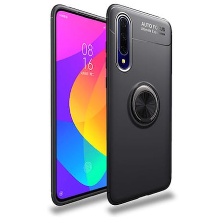Huawei P Smart Pro 2019 Kılıf Yüzüklü Şık Premium Silikon Kapak RCV/Ravel