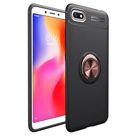 Huawei Y5 2018 Kılıf Yüzüklü Şık Premium Silikon Kapak RCV/Ravel