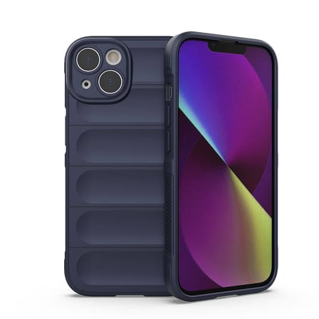 İphone 14 Kılıf Kolay Tutum Sağlayan Yapılı ve içi Kadife Dolgulu TPU Premium Silikon Kapak RCV/Etnik