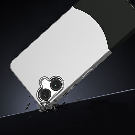 İphone 16 Kılıf M-Safe Özellikli Çift Parçalı Ultra İnce Sert Kapak RCV/Duble