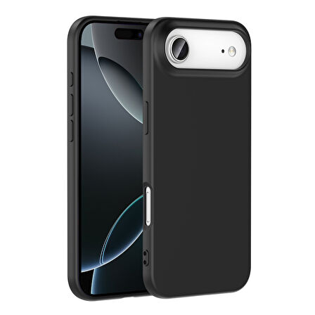 iPhone 17 Air Lansman Kılıf İçi Dolgulu Esnek Soft Yapılı Premium Silikon Kapak RCV/Mara