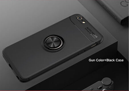 iPhone 8 Kılıf Yüzüklü Şık Premium Silikon Kapak RCV/Ravel