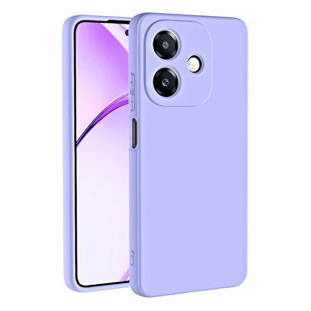 Oppo A3 Lansman Kılıf İçi Dolgulu Esnek Soft Yapılı Premium Silikon Kapak RCV/Mara