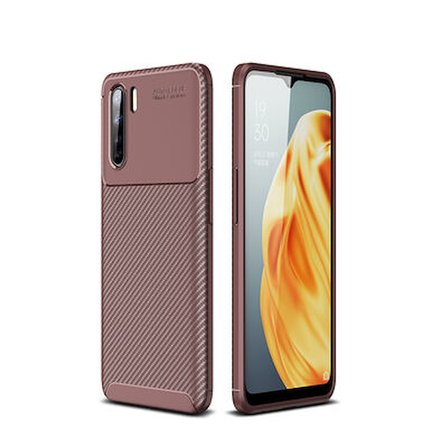 Oppo A91 Kılıf El İzi Yapmayan Yüksek Kaliteli Silikondan Üretilmiş Premium Kapak RCV/Negro