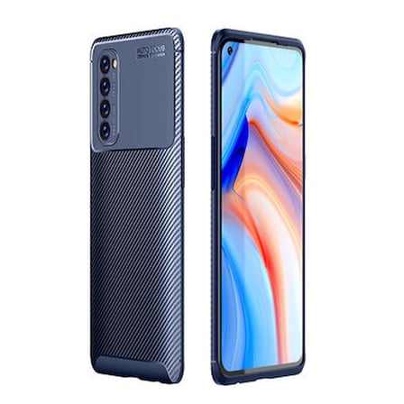 Oppo Reno 4 Pro 4G Kılıf El İzi Yapmayan Yüksek Kaliteli Silikondan Üretilmiş Premium Kapak RCV/Negro