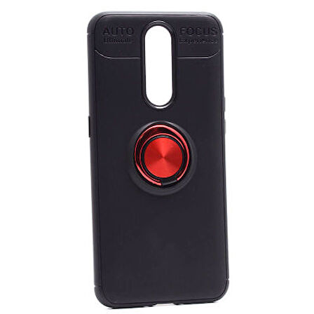 Oppo RX17 Pro Kılıf Yüzüklü Şık Premium Silikon Kapak RCV/Ravel