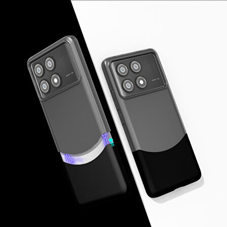 Poco X6 Pro Kılıf Çift Parçalı Ultra İnce Sert Kapak RCV/Duble