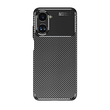 Realme 10 4G Kılıf El İzi Yapmayan Yüksek Kaliteli Silikondan Üretilmiş Premium Kapak RCV/Negro