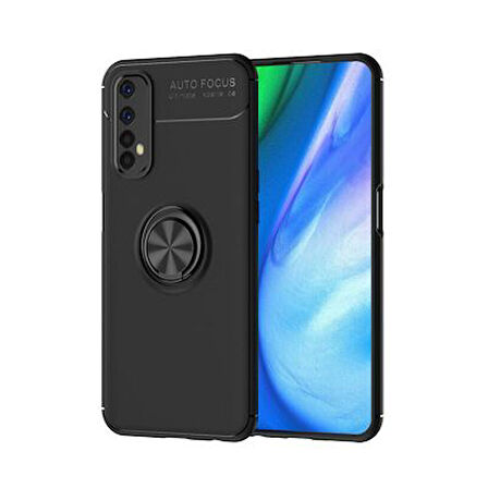 Realme 7 Kılıf Yüzüklü Şık Premium Silikon Kapak RCV/Ravel
