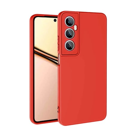 Realme C65 4G Lansman Kılıf İçi Dolgulu Esnek Soft Yapılı Premium Silikon Kapak RCV/Mara