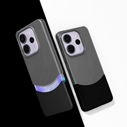 Redmi Note 14 4G Kılıf Çift Parçalı Ultra İnce Sert Kapak RCV/Duble