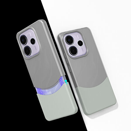 Redmi Note 14 5G Kılıf Çift Parçalı Ultra İnce Sert Kapak RCV/Duble