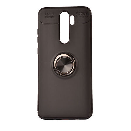 Redmi Note 8 Pro Kılıf Yüzüklü Şık Premium Silikon Kapak RCV/Ravel