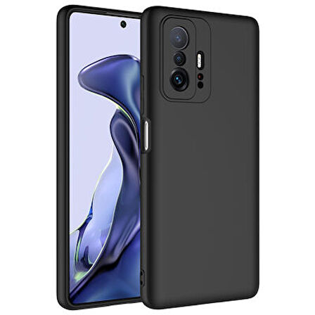 Xiaomi Mi 11T 5G Lansman Kılıf İçi Dolgulu Esnek Soft Yapılı Premium Silikon Kapak RCV/Mara