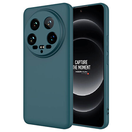 Xiaomi Mi 14 Ultra Lansman Kılıf İçi Dolgulu Esnek Soft Yapılı Premium Silikon Kapak RCV/Mara