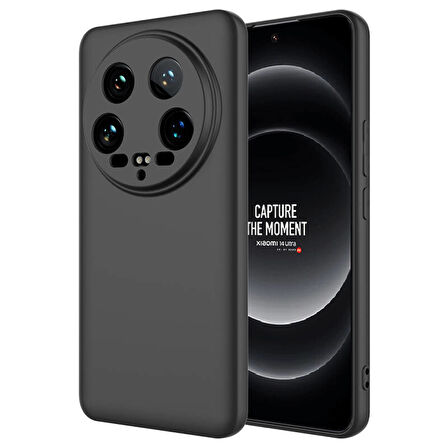 Xiaomi Mi 14 Ultra Lansman Kılıf İçi Dolgulu Esnek Soft Yapılı Premium Silikon Kapak RCV/Mara