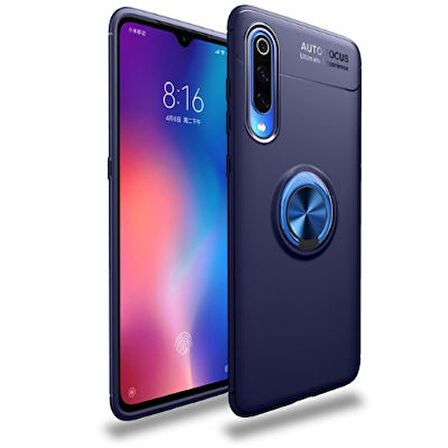 Xiaomi Mi 9 Se Kılıf Yüzüklü Şık Premium Silikon Kapak RCV/Ravel