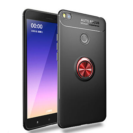 Xiaomi Mi Max 2 Kılıf Yüzüklü Şık Premium Silikon Kapak RCV/Ravel