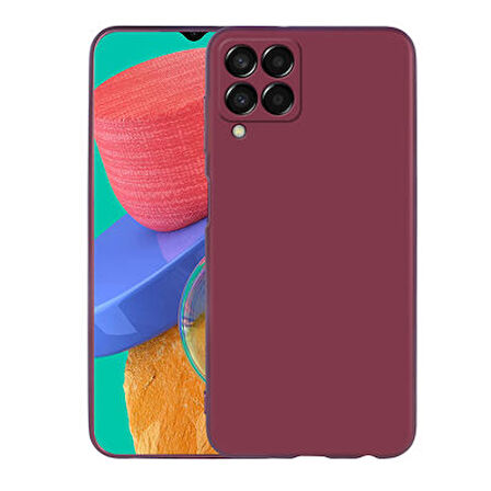Samsung Galaxy M33 İle Uyumlu Kılıf Esnek Leger Silikon Kapak