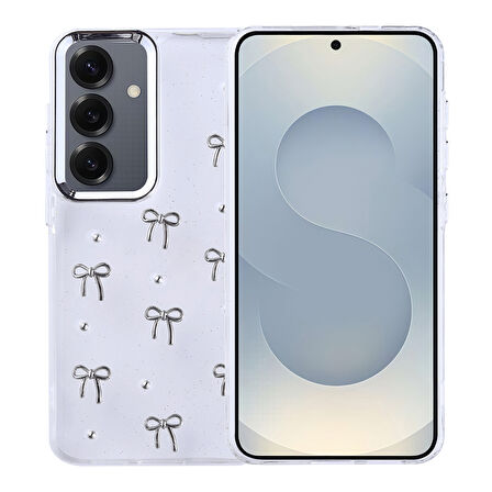 Samsung Galaxy S25 Uyumlu Şık Mini Figürlü Ucay Premium Sert Silikon Kapak