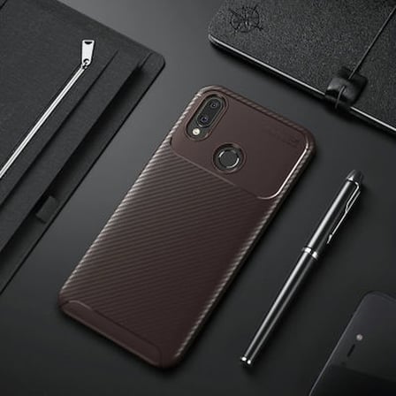Honor Play Kılıf Karekarbon Desenli Şık ve Dayanıklı Torvex Premium Silikon Kapak