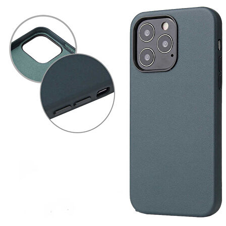 iPhone 11 Kılıf Kamera Çerçeveli Pu Deri Deriva Premium Kapak