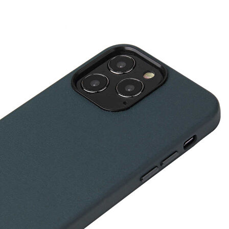iPhone 13 Kılıf Kamera Çerçeveli Pu Deri Deriva Premium Kapak